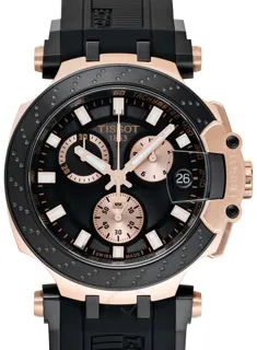 Tissot T-Race T115.417.37.051.00 Rose gold and Stainless steel and Black ceramic Black