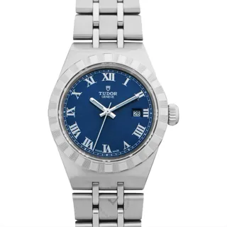 Tudor Royal 28300-0006 Stainless steel Blue