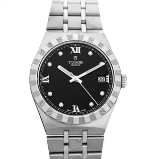 Tudor Royal 28500-0004 Stainless steel Black