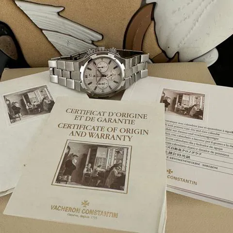 Vacheron Constantin Overseas Chronograph 49140 40mm Stainless steel Silver 1