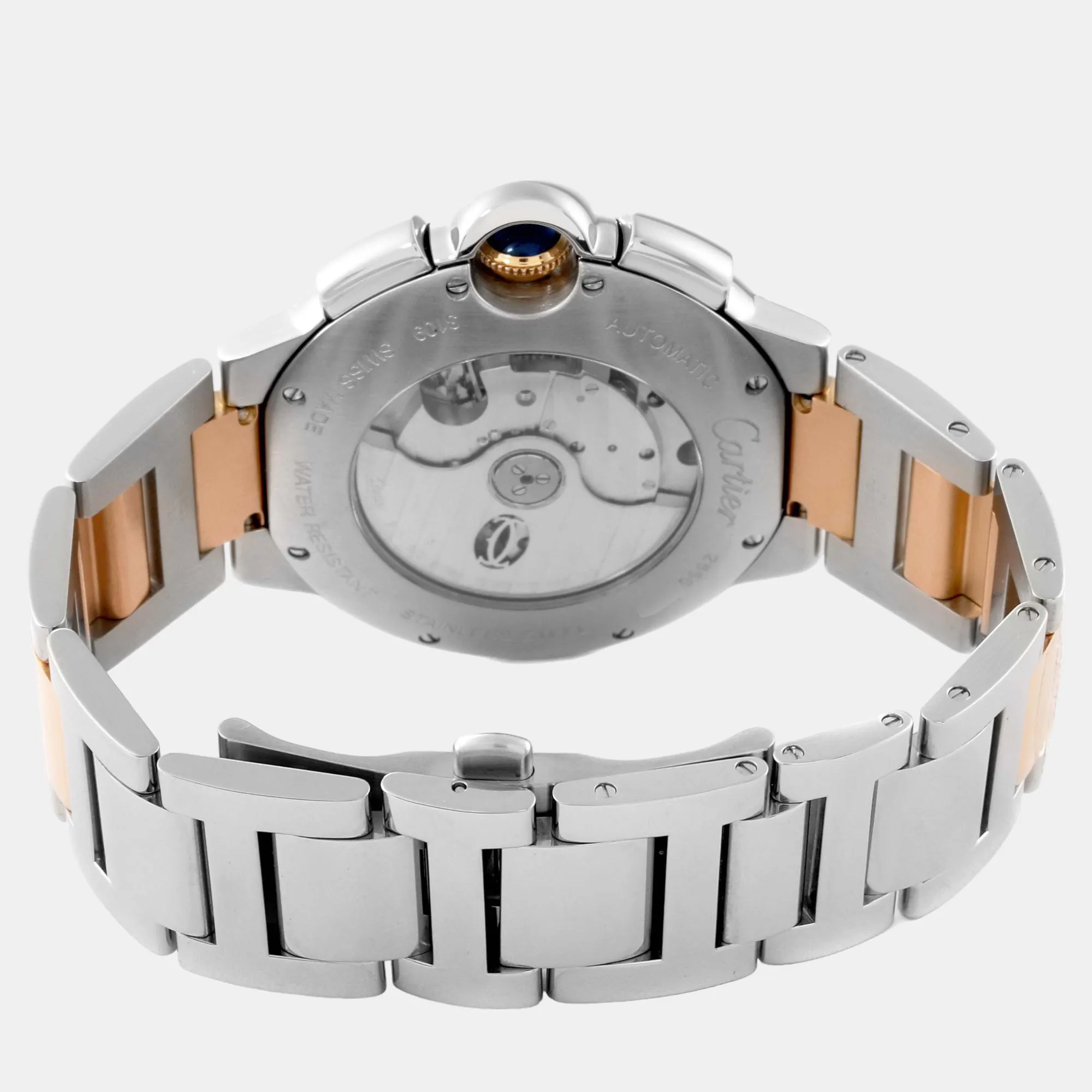 Cartier Ballon Bleu w6920063 Rose gold and Stainless steel and 18k rose gold 4