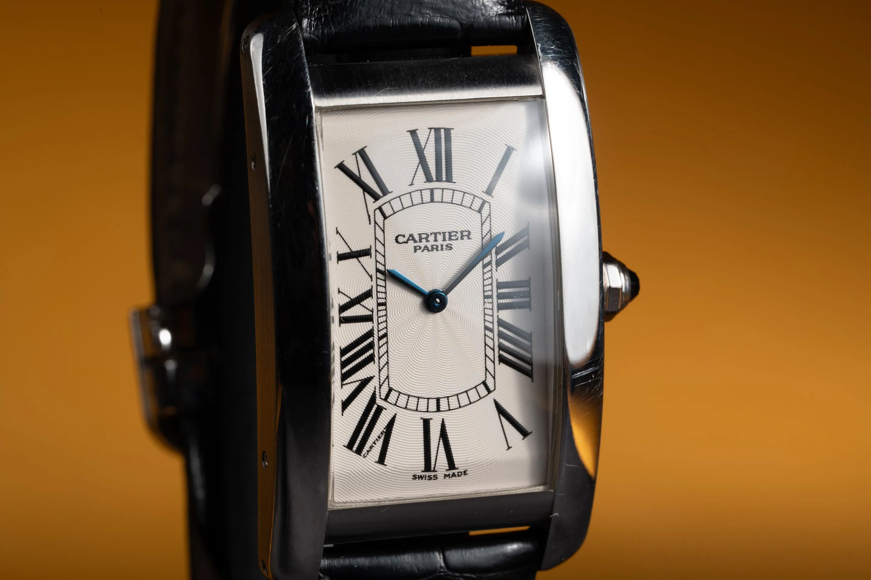 Cartier Tank Américaine 1734 27mm Platinum White 1