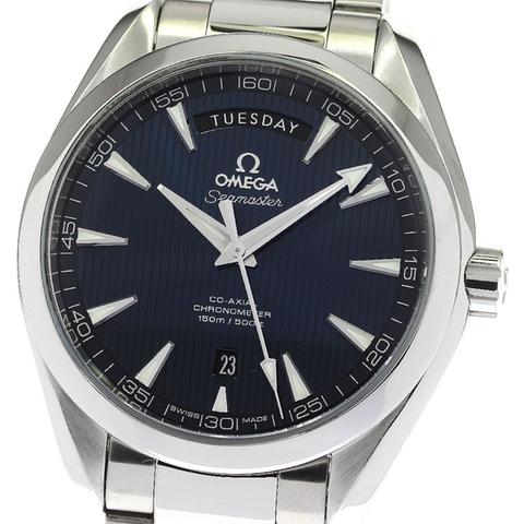 【本日特価】 Terra Aqua Omega 231.10.42.22.03.001 Blue steel Stainless アクアテラ