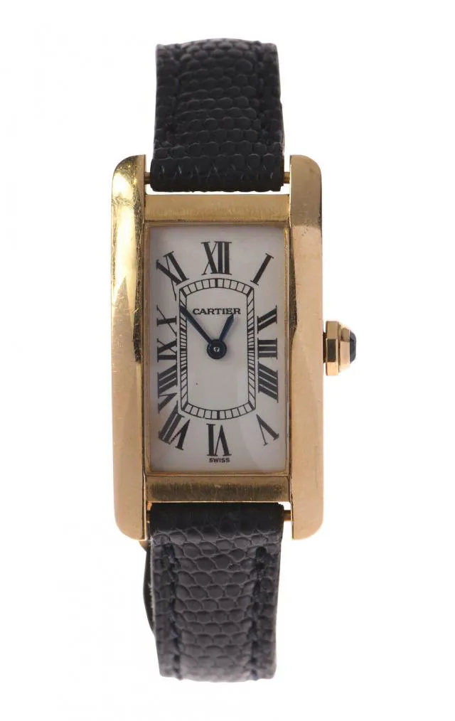 Cartier Tank Américaine 20mm Yellow gold Cream