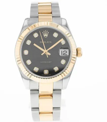 Rolex Datejust 31 178273 31mm Yellow gold and Stainless steel Black