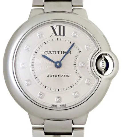 Cartier Ballon Bleu 33mm WE902074 33mm Stainless steel Silver