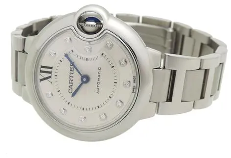 Cartier Ballon Bleu 33mm WE902074 33mm Stainless steel Silver 1