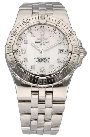 Breitling Galactic A71340 30mm Stainless steel Mother-of-pearl