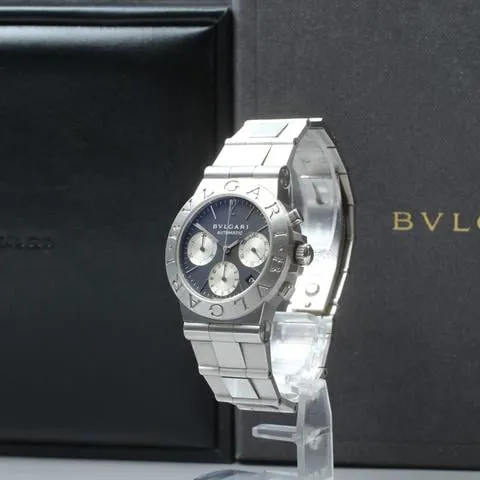 Bulgari Diagono CH 35 S 35mm Stainless steel Black