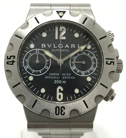 Bulgari Diagono SCB38S Silver 2