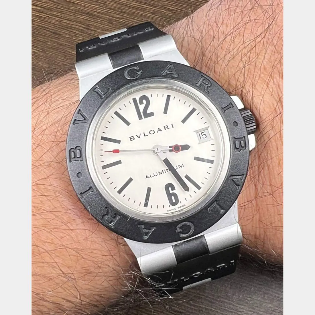 Bulgari Diagono 38mm Aluminium