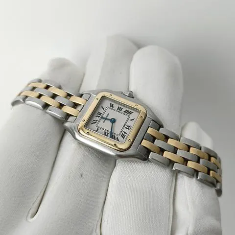 Cartier Panthère 166921 22mm Yellow gold and Stainless steel White 2