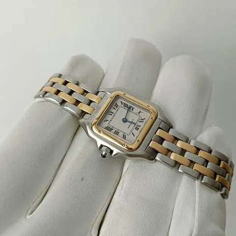 Cartier Panthère 166921 22mm Yellow gold and Stainless steel White 3