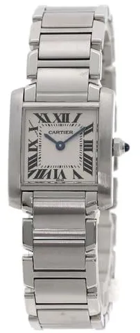 Cartier Tank Française W51008Q3 20.5mm Stainless steel White