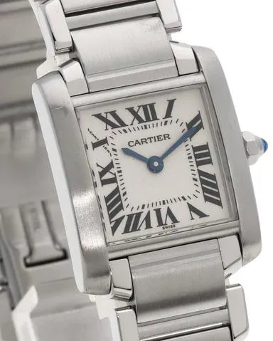 Cartier Tank Française W51008Q3 20.5mm Stainless steel White 3