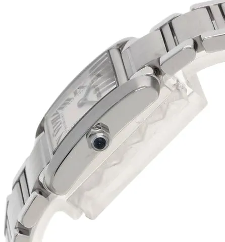 Cartier Tank Française W51008Q3 20.5mm Stainless steel White 4