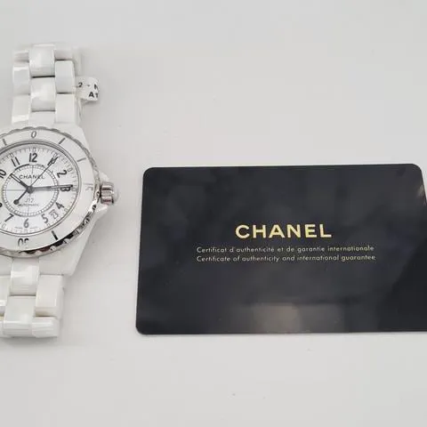 Chanel J12 H0970 38mm Ceramic White 9