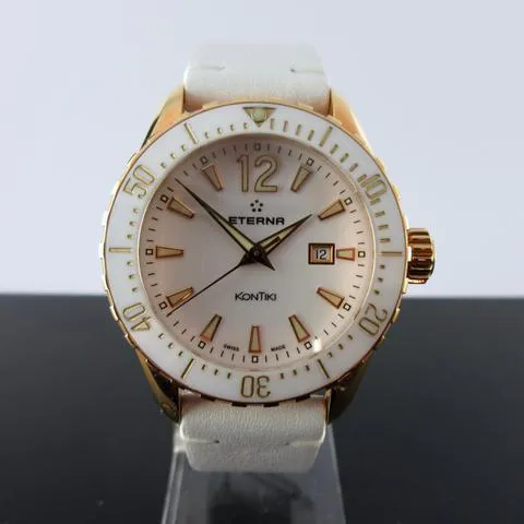 Eterna Kontiki 1282.64.69.1419 36mm Yellow gold White