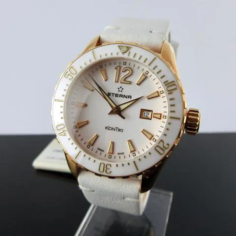 Eterna Kontiki 1282.64.69.1419 36mm Yellow gold White 5