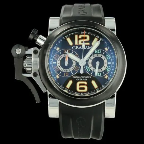 Graham Chronofighter Oversize 20VAV.B13A 47mm Stainless steel Black