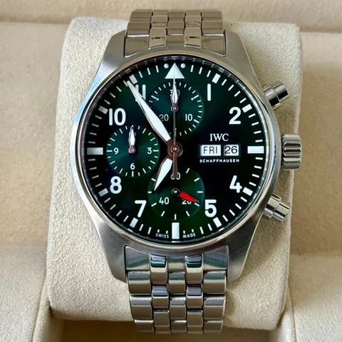 IWC Pilot IW388104 41mm Stainless steel Green 5