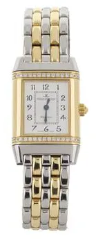 Jaeger-LeCoultre Reverso 265.5.08 21mm Yellow gold and Stainless steel White