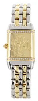 Jaeger-LeCoultre Reverso 265.5.08 21mm Yellow gold and Stainless steel White 2