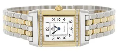 Jaeger-LeCoultre Reverso 265.5.08 21mm Yellow gold and Stainless steel White 5