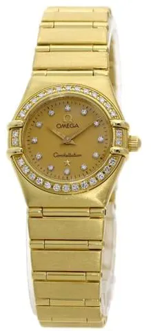 Omega Constellation Ladies 28.1mm Yellow gold Gold