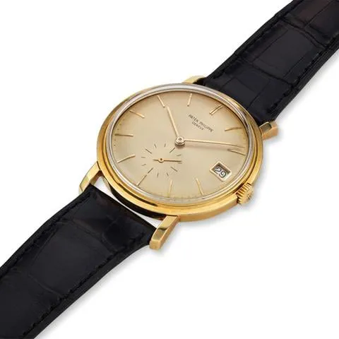 Patek Philippe Calatrava 3445J 35mm Yellow gold Silver