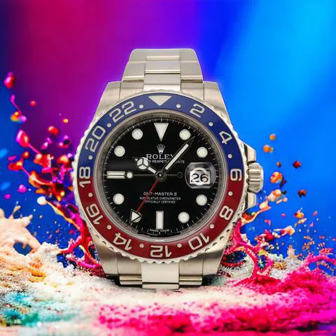 Rolex GMT-Master II 116719BLRO 40mm White gold Blue