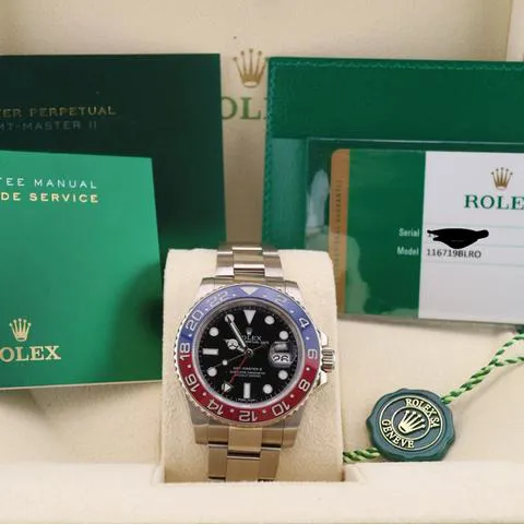 Rolex GMT-Master II 116719BLRO 40mm White gold Blue 1