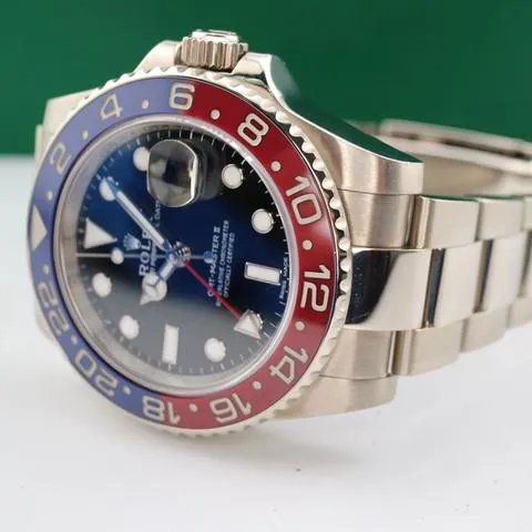 Rolex GMT-Master II 116719BLRO 40mm White gold Blue 11