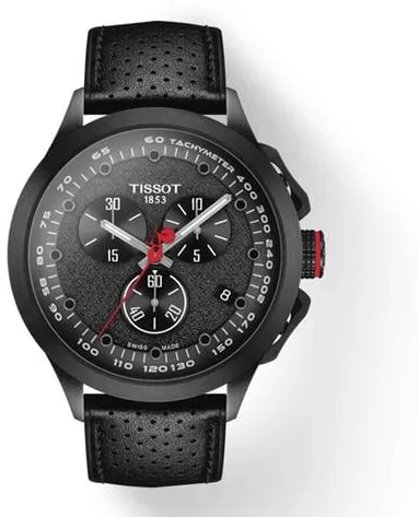 Tissot T-Race T135.417.37.051.02 45mm Stainless steel Black