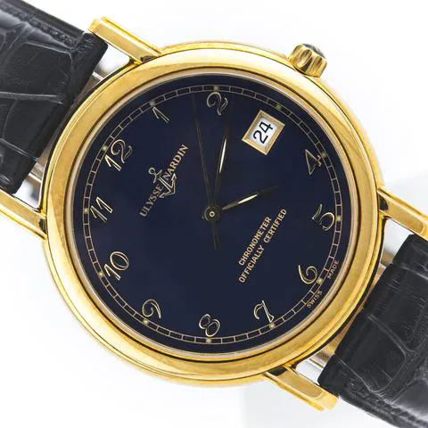 Ulysse Nardin San Marco 131-77-9 37mm Yellow gold Black