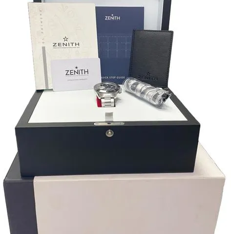 Zenith Chronomaster Sport 03.3100.3600/21.M3100 41mm Stainless steel Black 1