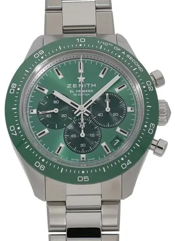 Zenith Chronomaster Sport 03.3107.3600/56.M3100 41mm Stainless steel Green