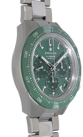 Zenith Chronomaster Sport 03.3107.3600/56.M3100 41mm Stainless steel Green 2