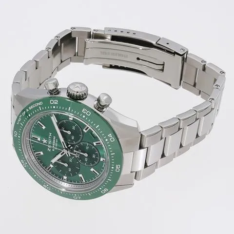 Zenith Chronomaster Sport 03.3107.3600/56.M3100 41mm Stainless steel Green 3