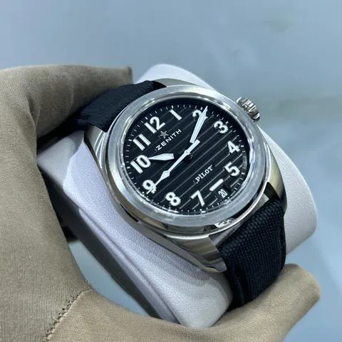 Zenith Pilot 03.4000.3620/21.I001 40mm Stainless steel Black 3