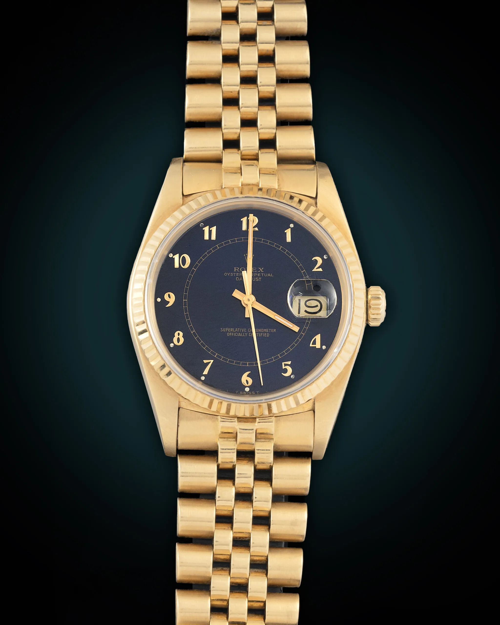 Rolex Datejust 36 16018 36mm Yellow gold Champagne