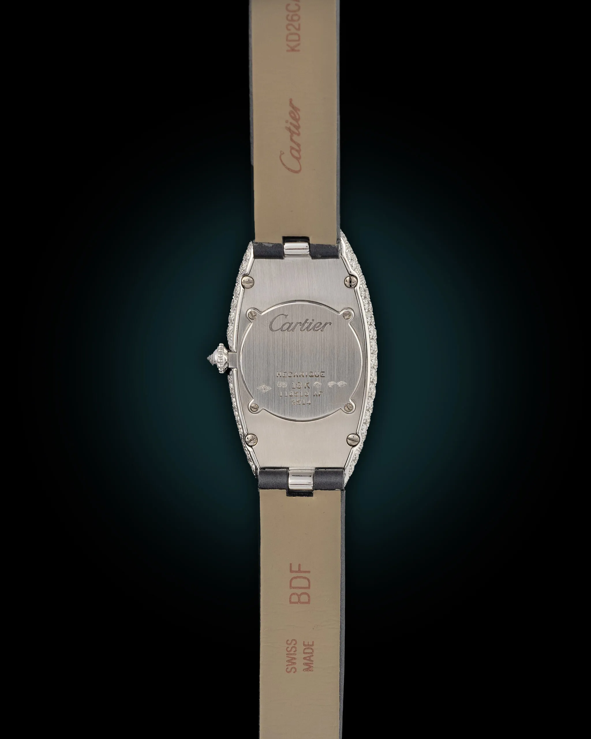 Cartier Baignoire 2514 Oro bianco Silver 3