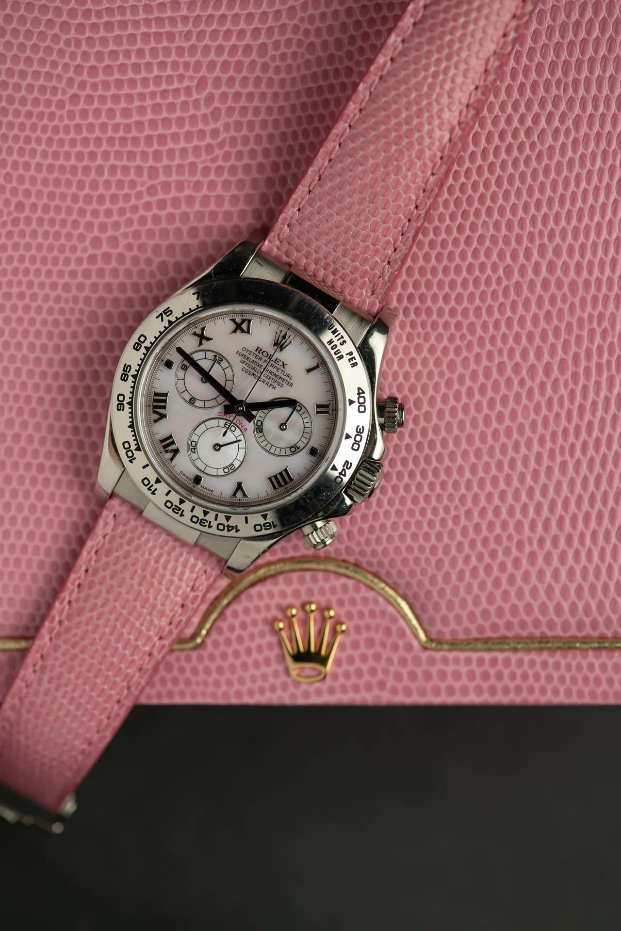 Rolex Daytona 116519 40mm Oro bianco Madreperla 6