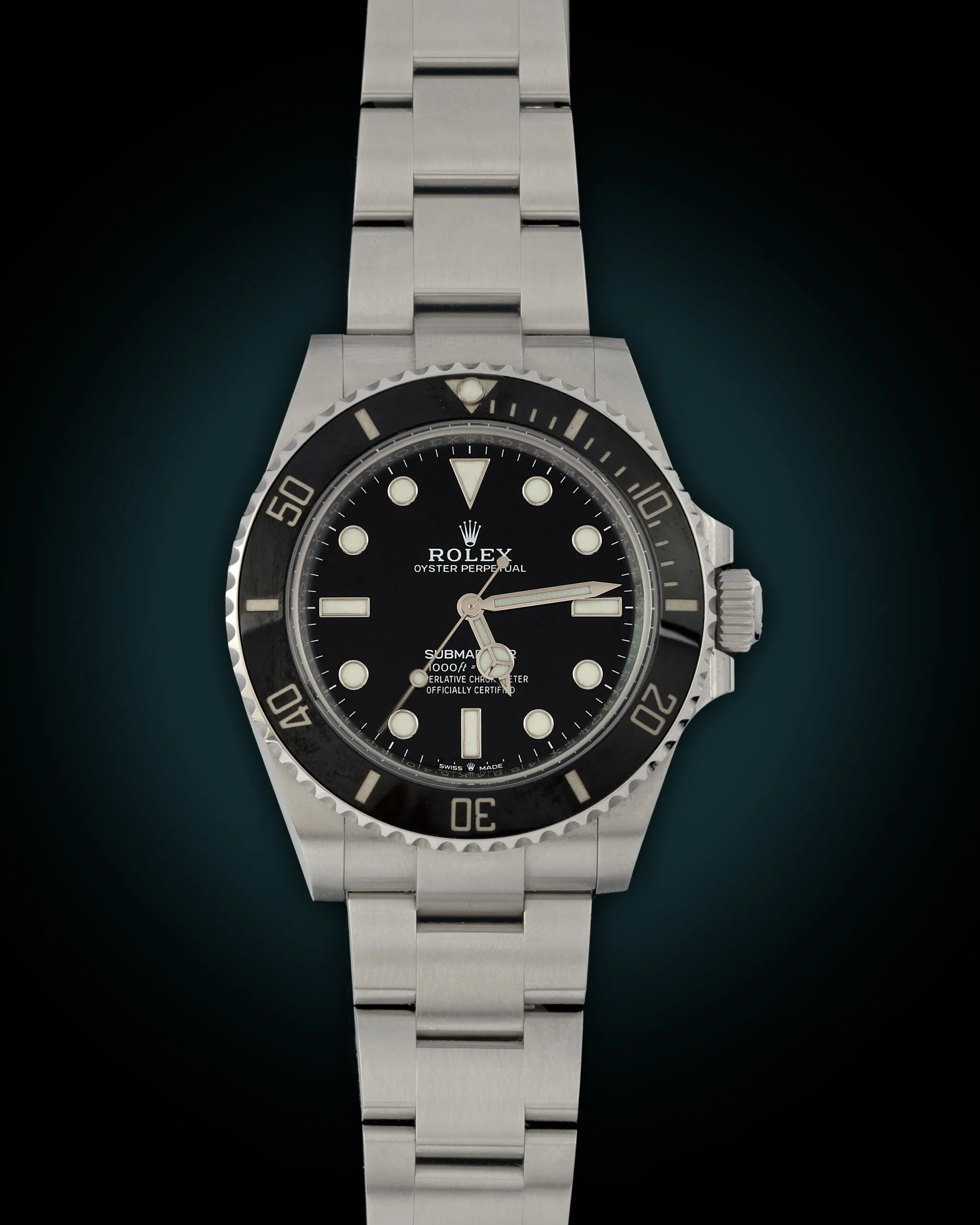 Rolex Submariner 124060 41mm Acciaio Nero