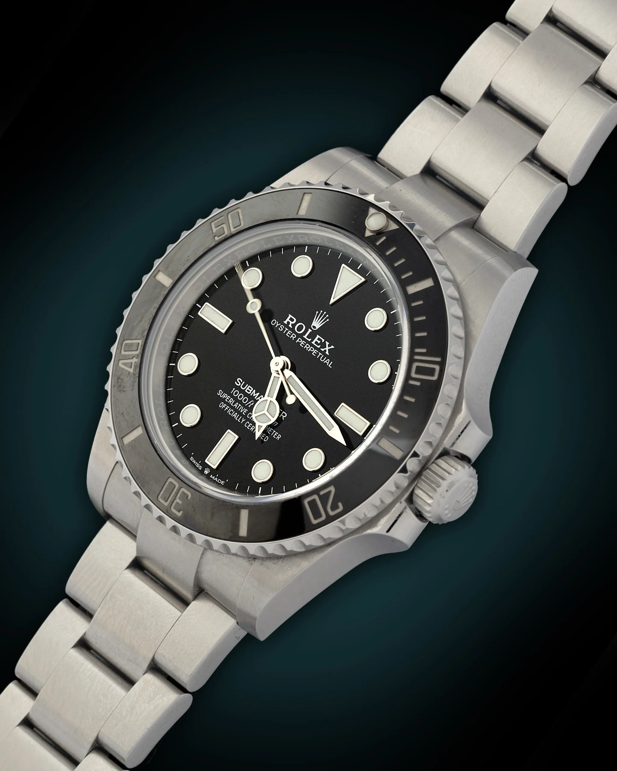 Rolex Submariner 124060 41mm Acciaio Nero 1