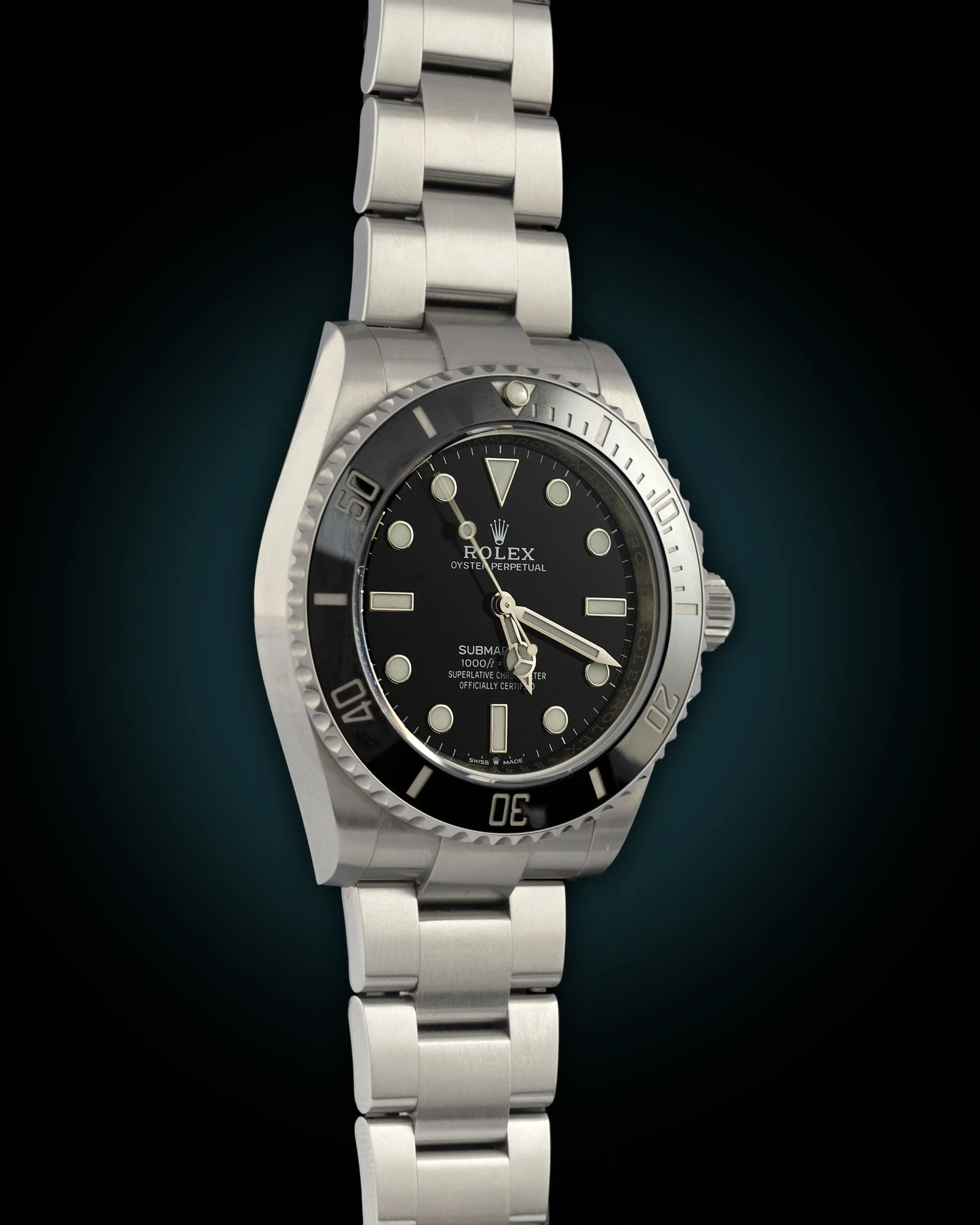 Rolex Submariner 124060 41mm Acciaio Nero 2