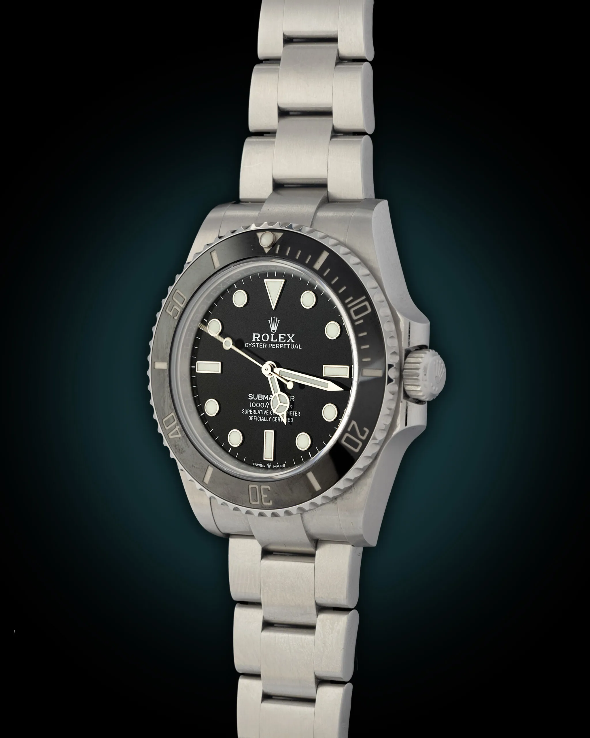 Rolex Submariner 124060 41mm Acciaio Nero 3