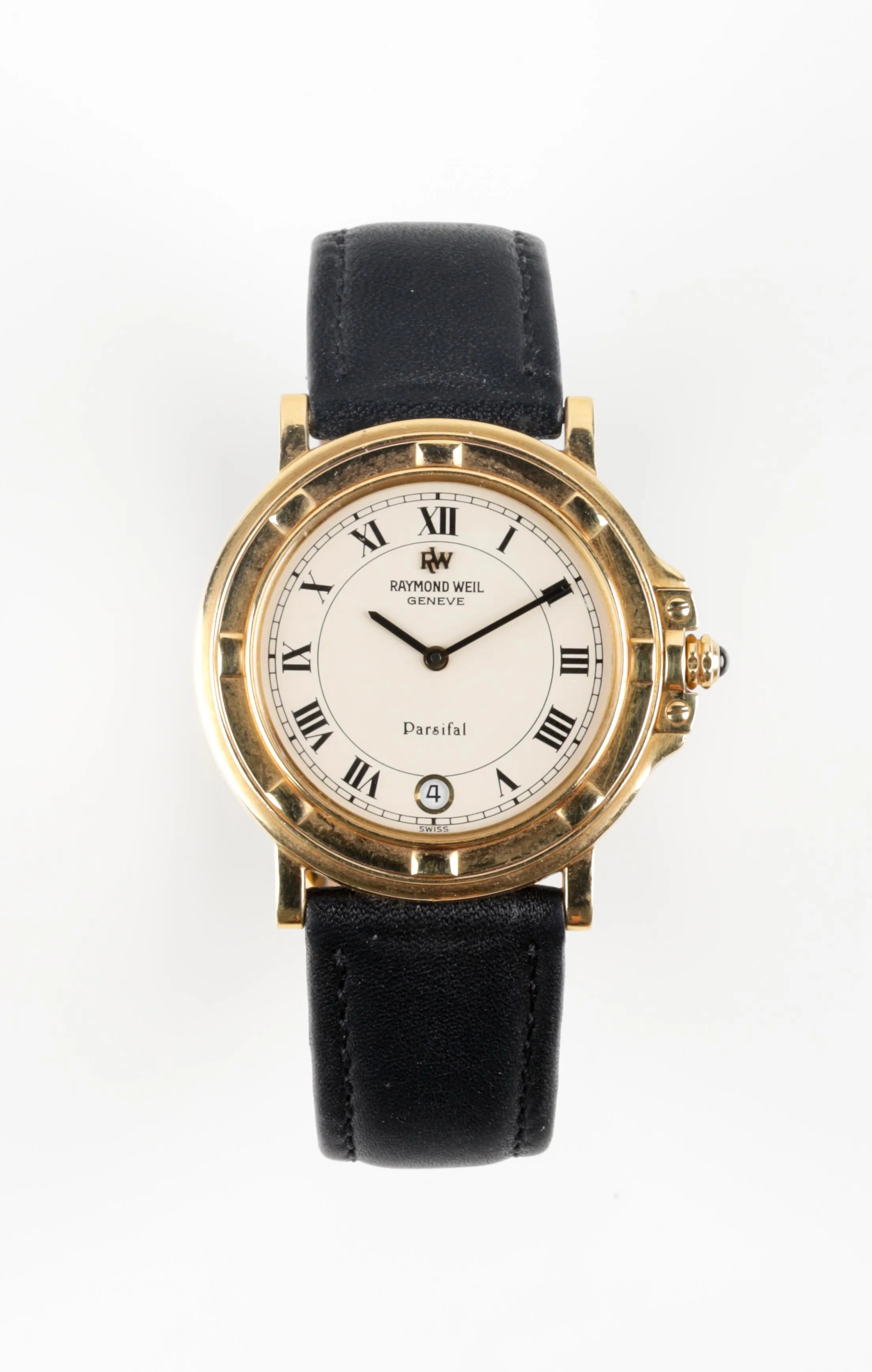 Raymond Weil Parsifal 10.800 34mm Yellow gold Off-white