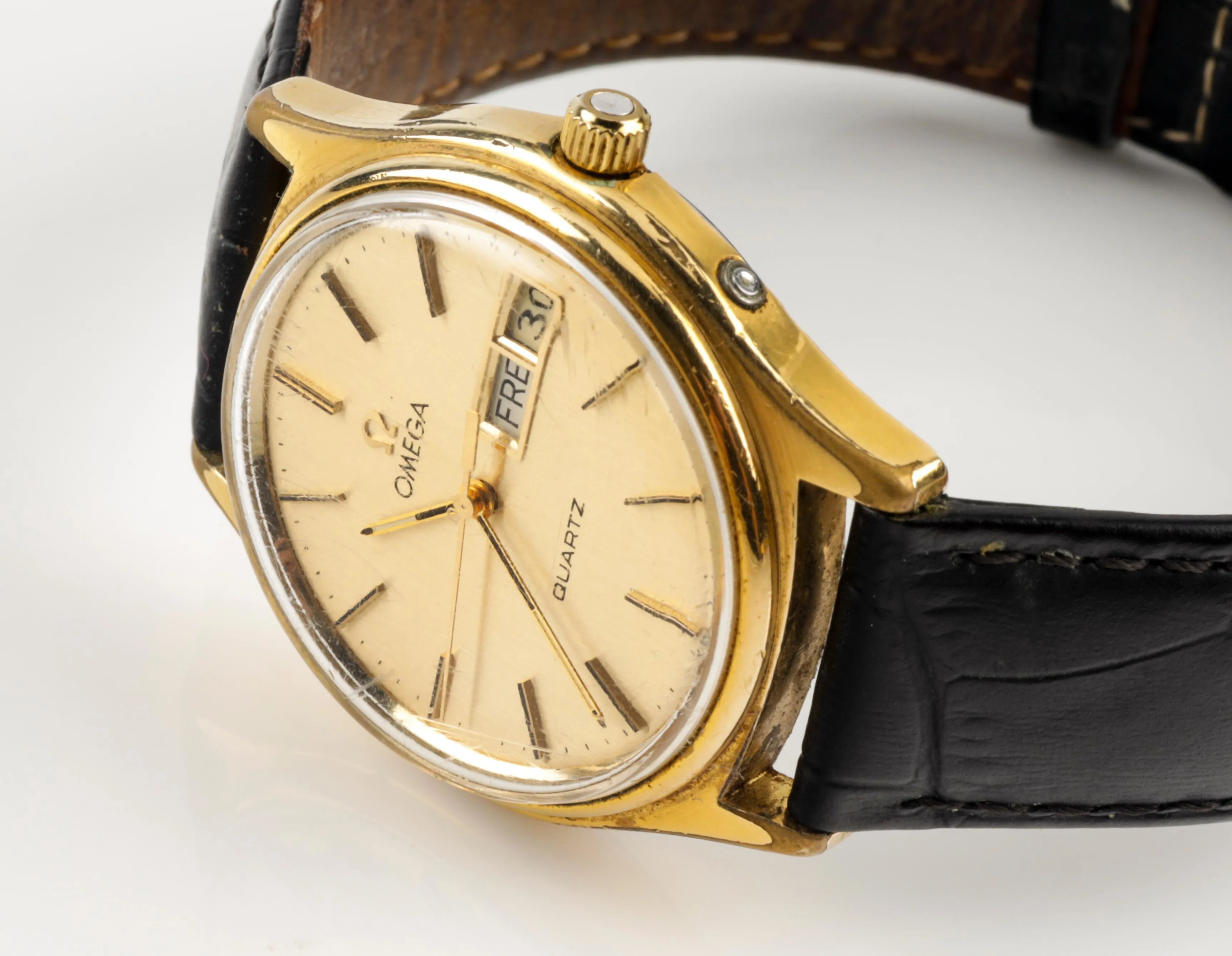 Omega 34mm Yellow gold and Stainless steel Gold 2