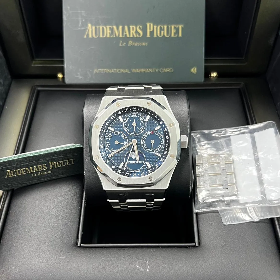 Audemars Piguet Royal Oak Perpetual Calendar 26574ST.OO.1220ST.02 41mm Stainless steel Blue 7